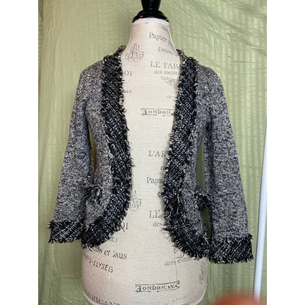 White House Black Market Women's Retro Knit Cardigan Size Small
